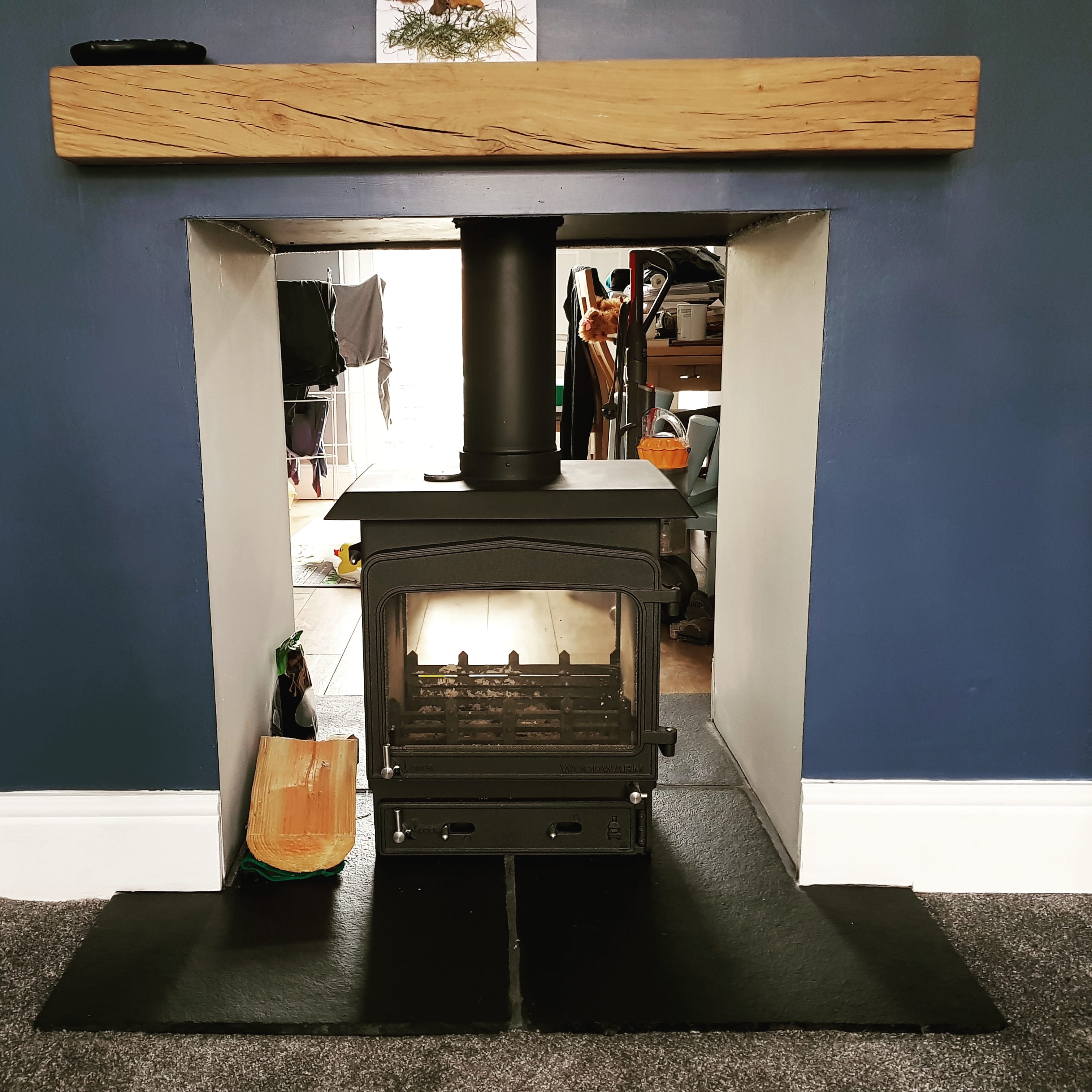 Woodwarm Fireview Double Sided Single Depth