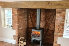 Charnwood C5 Gunmetal Log Store