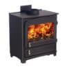 Woodwarm Fireview Eco Vintage 5 stove in metallic black