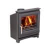 Woodwarm Fireview Eco Contemporary 5 Inset stove in black