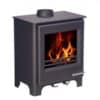 Woodwarm Phoenix Fireblaze 6kW Eco stove in metallic black