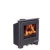 Woodwarm Phoenix Firebright 5kW Eco Inset stove in metallic black