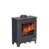 Woodwarm Phoenix Firegem 5kW Eco stove in metallic black